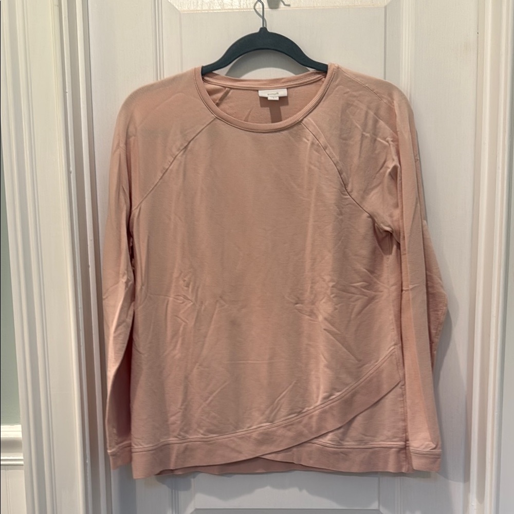 J. Jill Pink Long Sleeve Sweatshirt